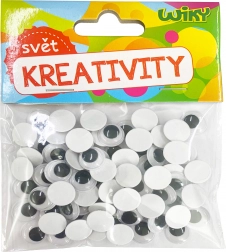 Wiebeloogjes 12 mm, 80 stuks