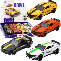 Sportauto met openslaande deuren, aandrijving, lichten en geluiden