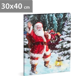 Kerst-ledschilderij om aan de muur te hangen