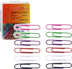 Gekleurde paperclips 30 mm, 40 stuks