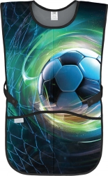 Kinder schort met voetbalontwerp