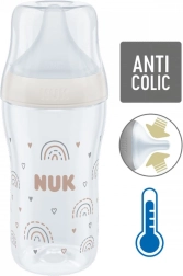 Glazen babyfles NUK Perfect Match met temperatuurscontrole 230 ml