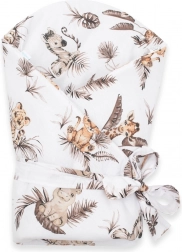 Babywikkeldoek New Baby Safari 80 × 80 cm