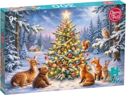 Cherry Pazzi-puzzel Kerstmis in het bos, 300 stukjes