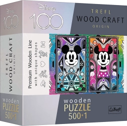 Houten puzzel Mickey Mouse & Minnie 501 stukjes