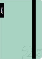 Weekagenda A6 2025 Pastelini groen