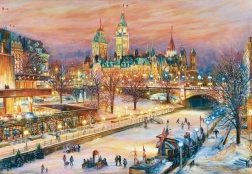 Puzzle RAVENSBURGER Winterfestival in Ottawa 1000 stukjes