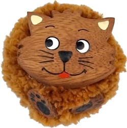 2Kids Toys houten magneet met pompon – kat