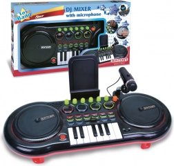 DJ-mengpaneel met microfoon