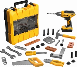 Kindergereedschapsset in koffer met lichteffecten