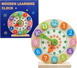 Houten klok voor kinderen