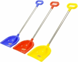 Grote kinderschep met metalen steel