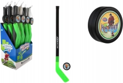 Kinderhockeystick met puck, kunststof, 74 cm