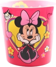 Roze prullenbak Minnie Mouse voor kinderen
