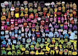 Puzzel Heye Tęčové Doodle