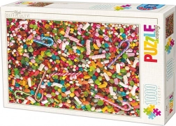 Puzzel snoepjes 1000 stukjes D-TOYS