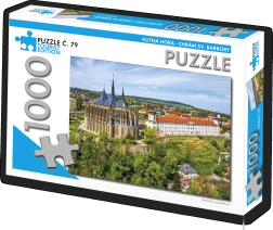Puzzel 1000 stukjes Kutná Hora Sint-Barbarakapel