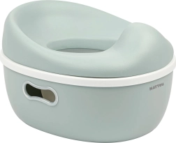 Nattou oefenpotje 3-in-1 Potty saliegroen