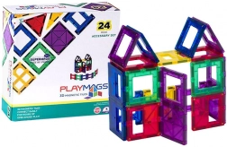 Magnetische blokken 3D Playmags set van 24 stuks