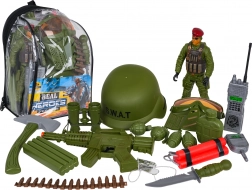 Mega soldatenset voor kinderen met accessoires