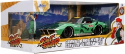 Jada Toys Street Fighter 1969 Chevrolet Corvette 1:24 met Cammy-figuur