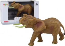 Verzamelbeeldje van een Afrikaanse olifant met opgeheven slurf SAFARI