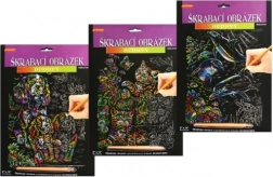 Kraskrabbel regenboog Honden 20x25 cm