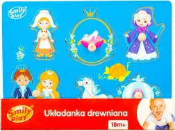 Houten inlegpuzzel Assepoester