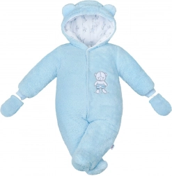 Winteroverall voor baby New Baby Nice Bear blauw