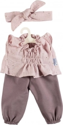 New Born tuniek met korte broek 43-45 cm roze