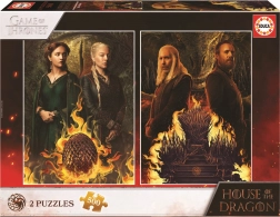 Educa puzzel House of the Dragon 2×500 stukjes met lijm
