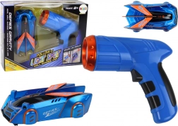 Sportwagen voor muur en plafond met laserbediening – blauw