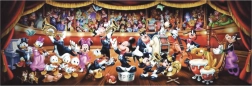 Clementoni panoramische puzzel Disney Orkest 1000 stukjes