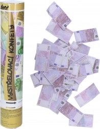 Afvuurbare partyconfetti EURO 30 cm