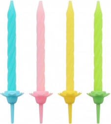 GODAN verjaardagsspiralkaarsen, set van 24 stuks