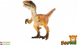 Kunststof dinosaurus Velociraptor 16 cm
