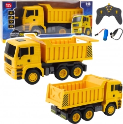 RC kieptruck 1:18 met LED-verlichting