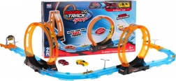 Kinder racebaan met 360-graden loops