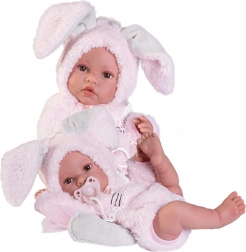 Realistische babypop Erika van zacht vinyl 42 cm