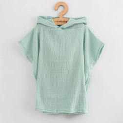 Kinder mousseline poncho New Baby Feeling mint XS 35 cm