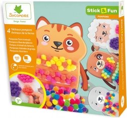 Stick & Fun versieren met pompons – boerderijdieren