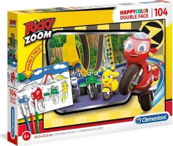 Clementoni dubbelzijdige puzzel Ricky Zoom 104 stukjes