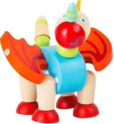 Small Foot houten figuur draak Merlin 8 cm
