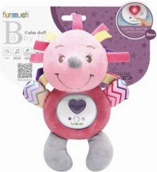 Interactieve pluche egel met lichtje en melodieën