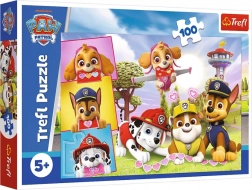 Puzzel 100 stukjes – Onverschrokken meisjes – PAW PATROL – Trefl