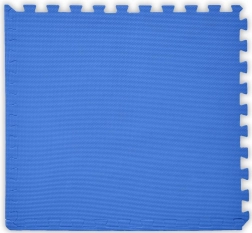 Schuimrubberen kindermat - donkerblauw, 1 stuk met randen