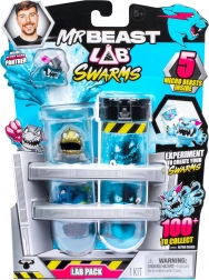 Set van 5 verrassingsfiguurtjes MRBEAST Lab Swarms Alpha Series Lab Pack