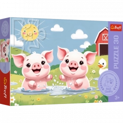 Puzzle Trefl Vrolijk leven op het platteland 30 stukjes