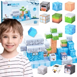 Woopie magnetische bouwset – winterwereld 66 st.