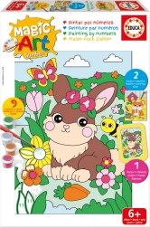 Educa schilderen op nummer konijn en hamster